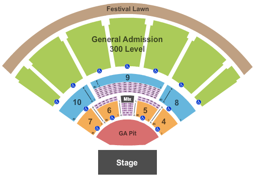 MidFlorida Credit Union Amphitheatre At The Florida State Fairgrounds Dierks Bentley Seating Chart