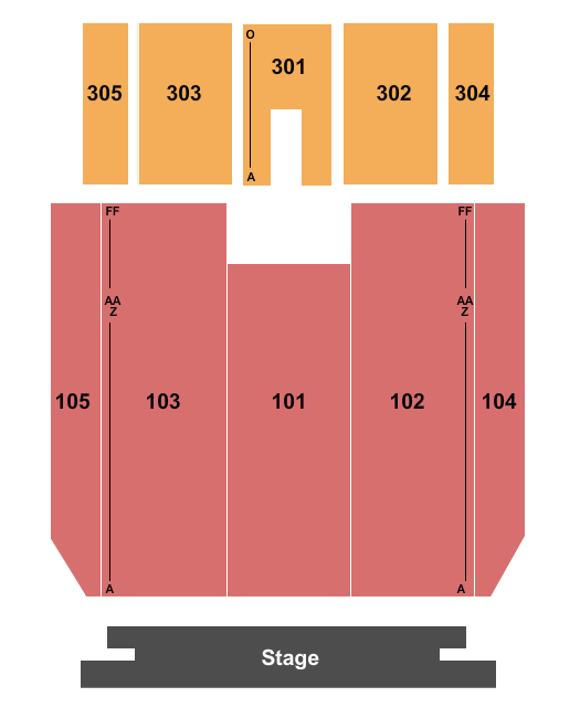 Majed J. Nesheiwat Convention Center Seating Chart