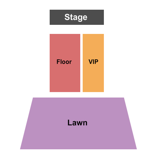 Midland County Amphitheater Endstage Floor/VIP Seating Chart