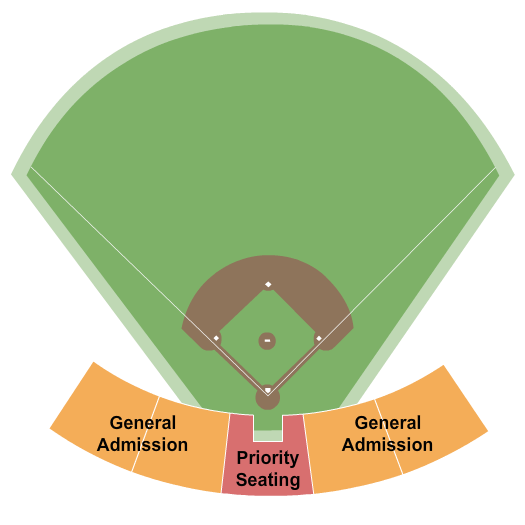 Mike D. Lane Field Baseball Seating Chart