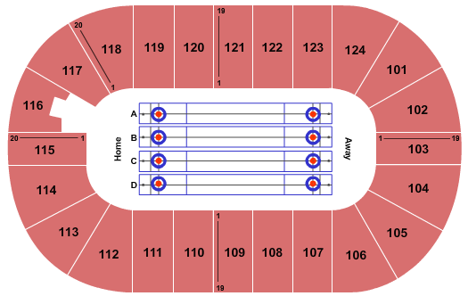 Mary Brown's Centre Curling Seating Chart