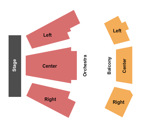 Miller Center For The Arts Endstage Seating Chart