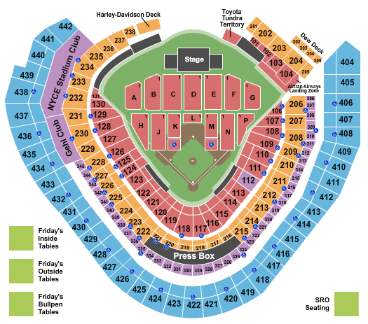 American Family Field Billy Joel Seating Chart