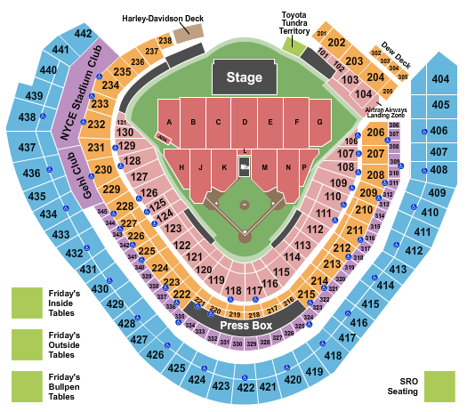 American Family Field George Strait Seating Chart