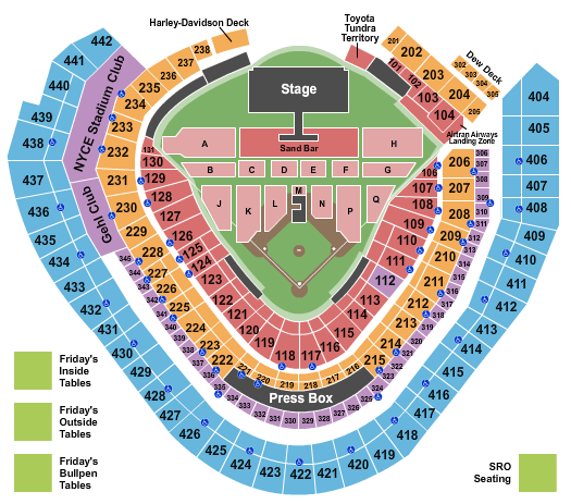 American Family Field Kenny Chesney 2020 Seating Chart