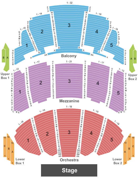 Miller High Life Theatre Seating Chart - Milwaukee