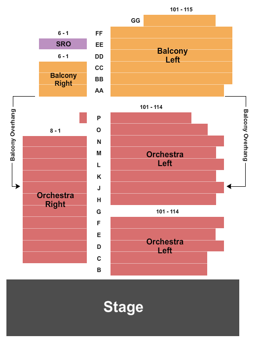 Minetta Theater Seating Chart
