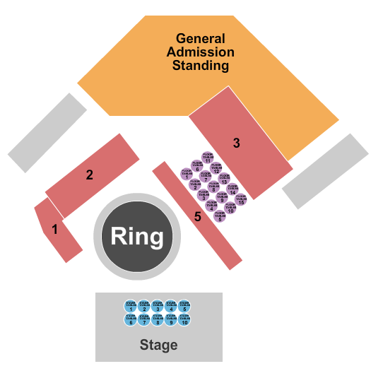 Minglewood Hall MMA Seating Chart