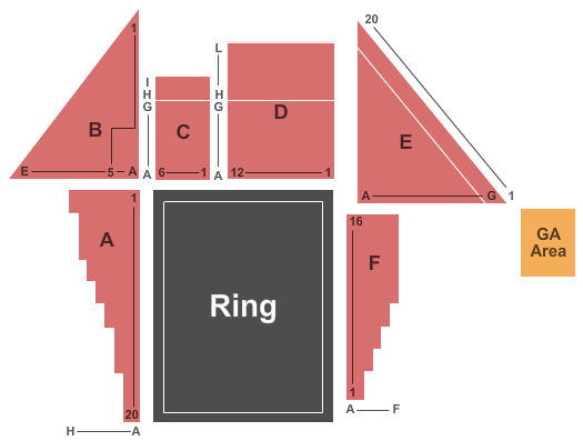 Minglewood Hall WWE Nxt Seating Chart