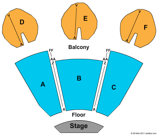 Minneapolis Convention Center End Stage Seating Chart