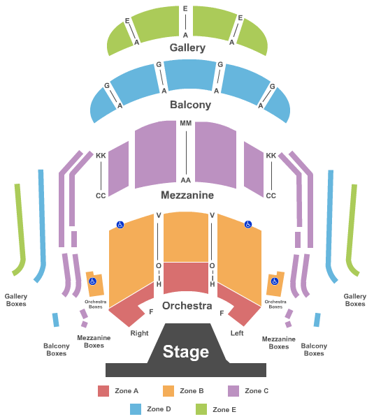 Minnesota Opera Center End Stage - IntZone Seating Chart