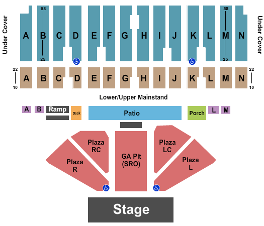 Minnesota State Fair Grandstand Endstage GA Pit 2 Seating Chart