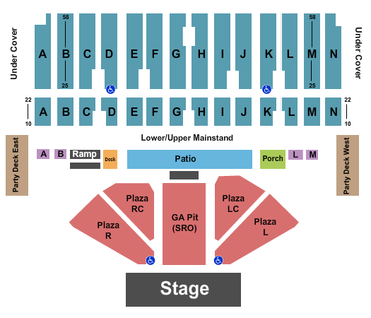 Minnesota State Fair Grandstand Endstage GA Pit 2 Seating Chart