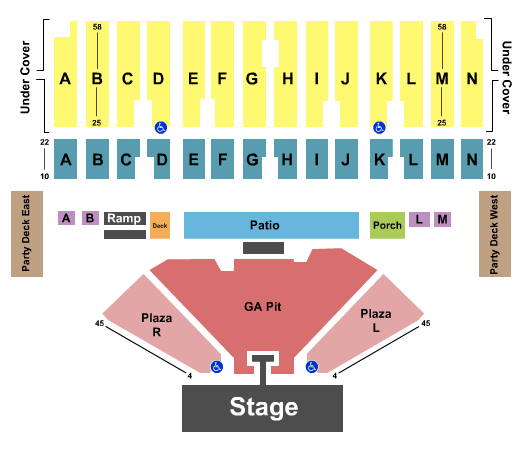 Minnesota State Fair Grandstand Endstage GA Pit Seating Chart