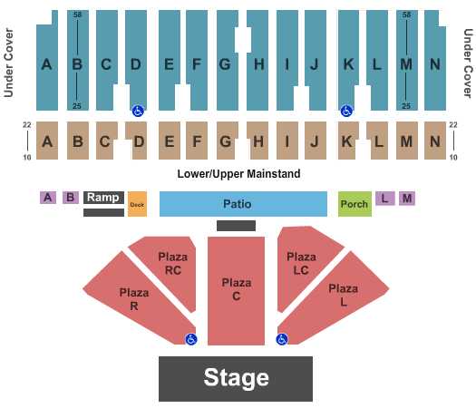 Bandstand Seating Chart