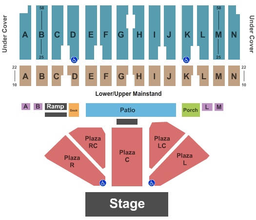 Seating Chart Minnesota Zoo Amphitheater