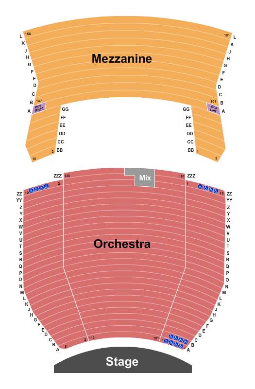Minskoff Theatre Endstage 2 Seating Chart