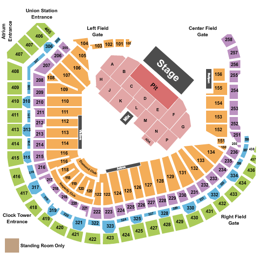 Minute Maid Park Seating Chart