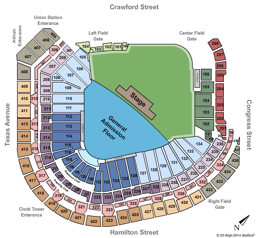 Minute Maid Park Eli Young Band Seating Chart