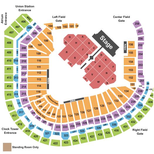 Daikin Park Seating Chart
