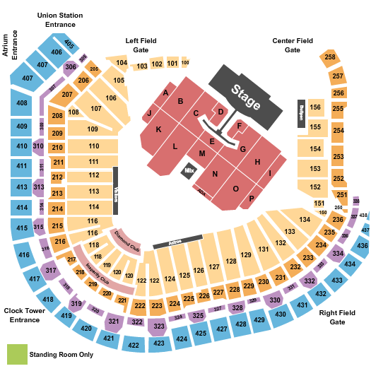 Minute Maid Park Seating Charts 