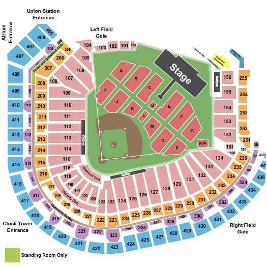 seating chart for Minute Maid Park - Romeo Santos - eventticketscenter.com