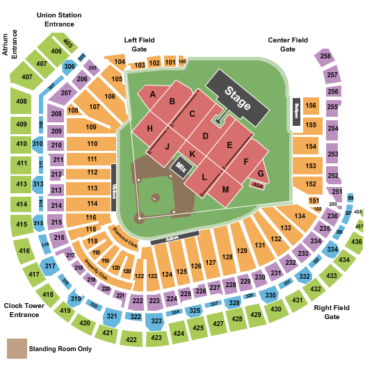 Minute Maid Park Stadium Tour Seating Chart