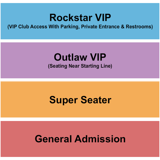 Mission Raceway Park GA/VIP Seating Chart