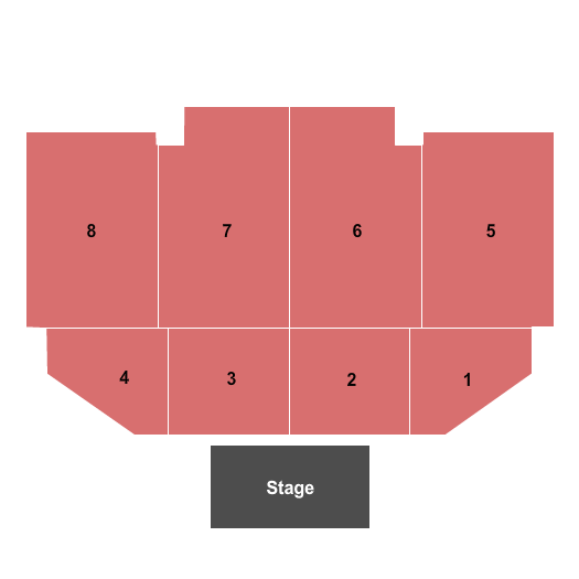 Mississippi Coast Coliseum Convention Center Endstage 2 Seating Chart