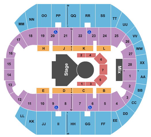 Mississippi Coast Coliseum Cirque Varekai Seating Chart