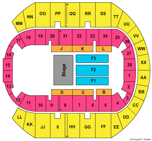 Mississippi Coast Coliseum Dolly Parton Seating Chart