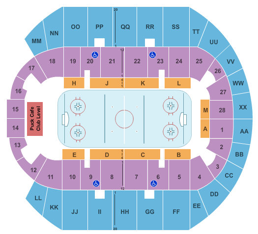 Mississippi Coast Coliseum Hockey-2 Seating Chart