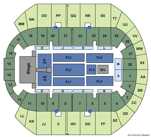 Mississippi Coast Coliseum Jason Aldean Seating Chart