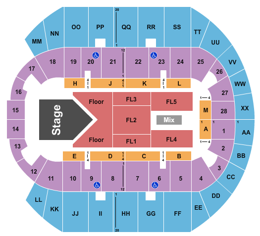 Mississippi Coast Coliseum Convention Center Moneybagg Yo Seating Chart