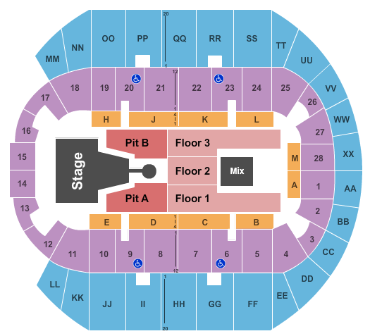 Mississippi Coast Coliseum Morgan Wallen Seating Chart