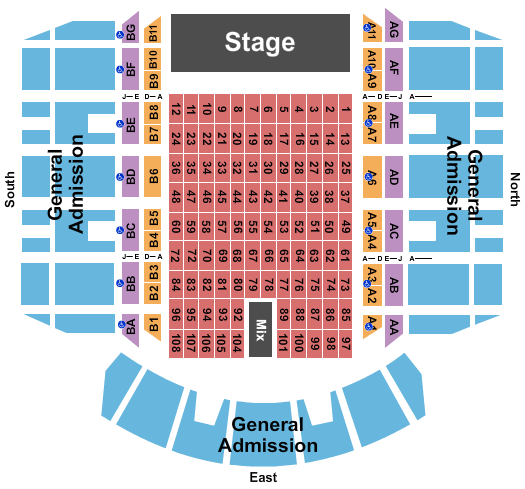 Mississippi Coliseum 2019 Soulabration Seating Chart