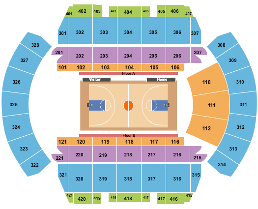 Mississippi Coliseum Basketball Seating Chart