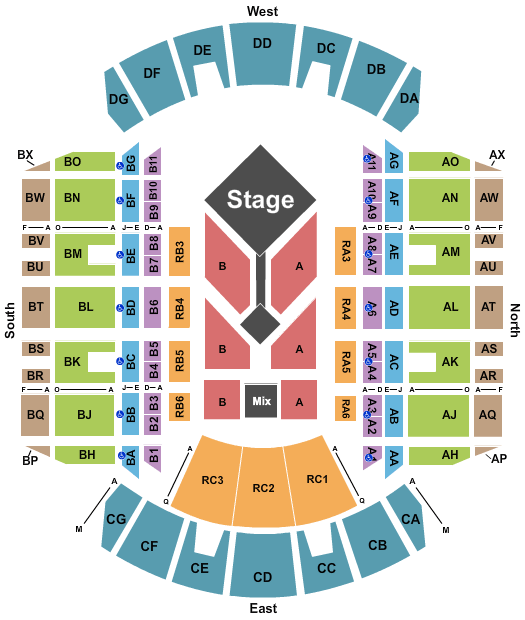 Mississippi Coliseum Casting Crowns Seating Chart