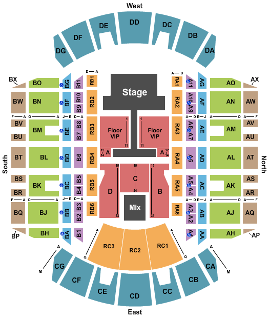 Mississippi Coliseum Chris Tomlin Seating Chart