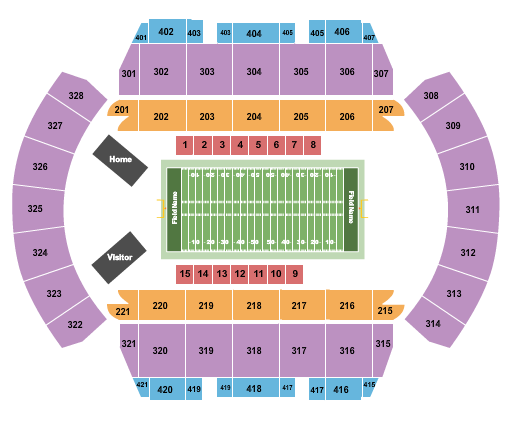 Mississippi Coliseum Football 2 Seating Chart