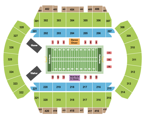 Mississippi Coliseum Football Seating Chart