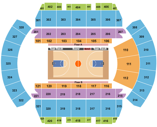 Mississippi Coliseum Harlem Globetrotters 2 Seating Chart