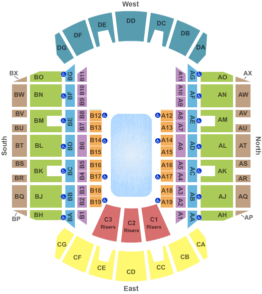 Mississippi Coliseum Ice Show Seating Chart