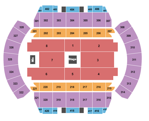 Mississippi Coliseum In Real Life Comedy Tour Seating Chart