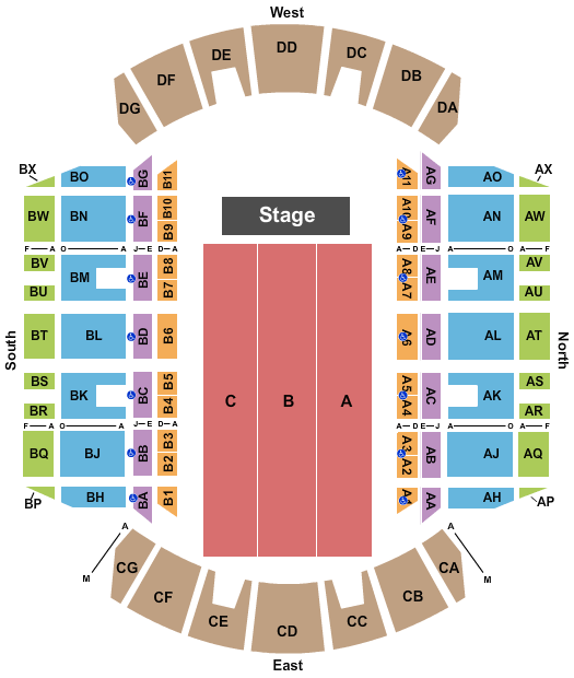 Mississippi Coliseum Joel Osteen Seating Chart