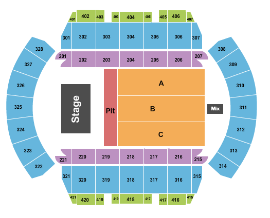 Mississippi Coliseum Josh Turner Seating Chart