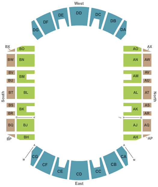 Mississippi Coliseum Monster Jam Seating Chart