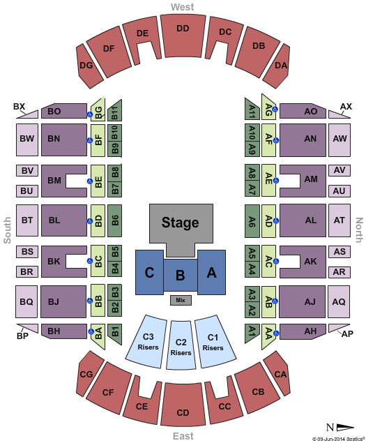 Mississippi Coliseum Sesame Street Live Seating Chart
