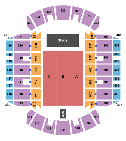 Mississippi Coliseum The Southern Showdown Hip Hop Show Seating Chart