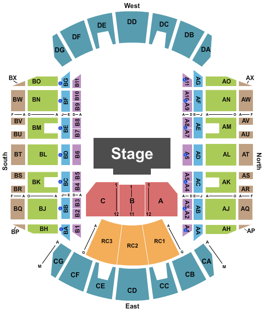 Mississippi Coliseum Trolls LIVE! Seating Chart